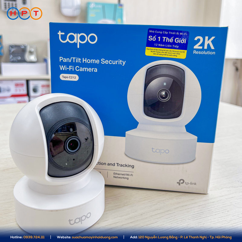 Camera Wifi 3MP TP-Link Tapo C212 2K là khả năng quay quét linh hoạt